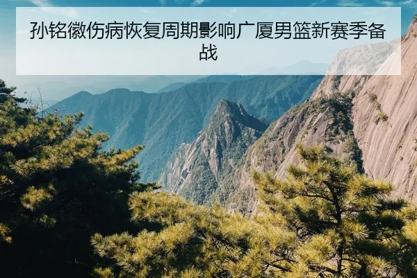 孙铭徽伤病恢复周期影响广厦男篮新赛季备战